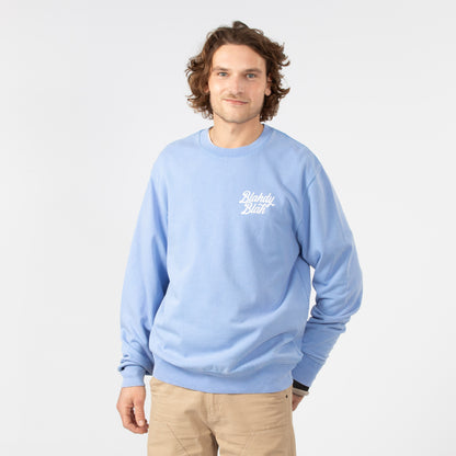 Newport Vintage Sweatshirt Breaker Blue S  L XL Blahdy Blah